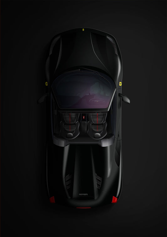 Ferrari 488 Spider - Black