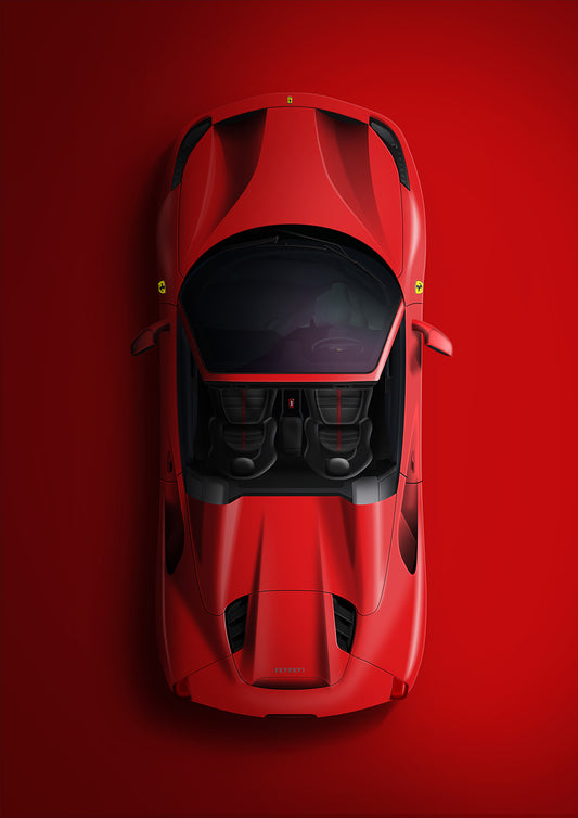 Ferrari 488 Spider - Red