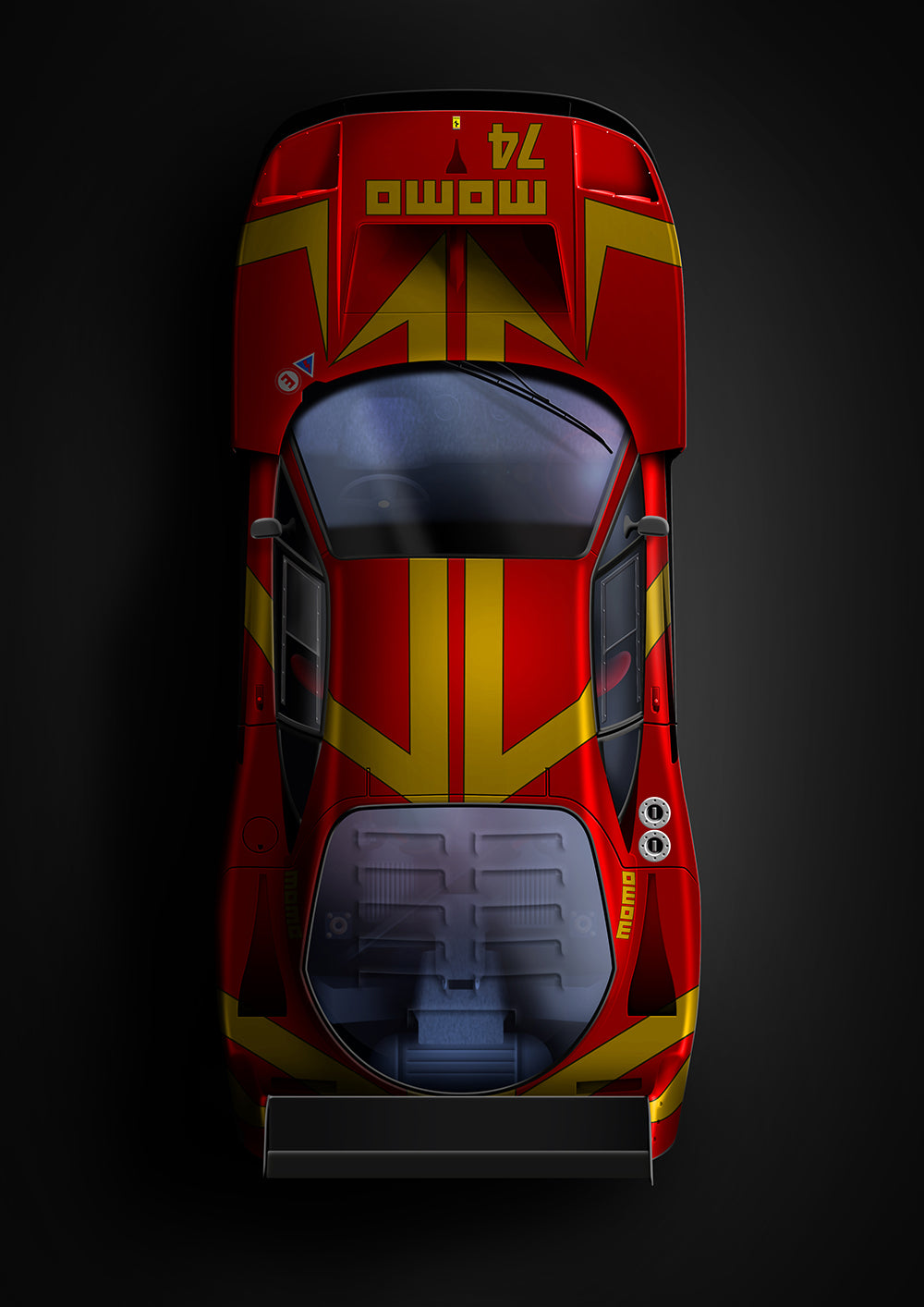 Ferrari F40LM - Red MOMO Livery